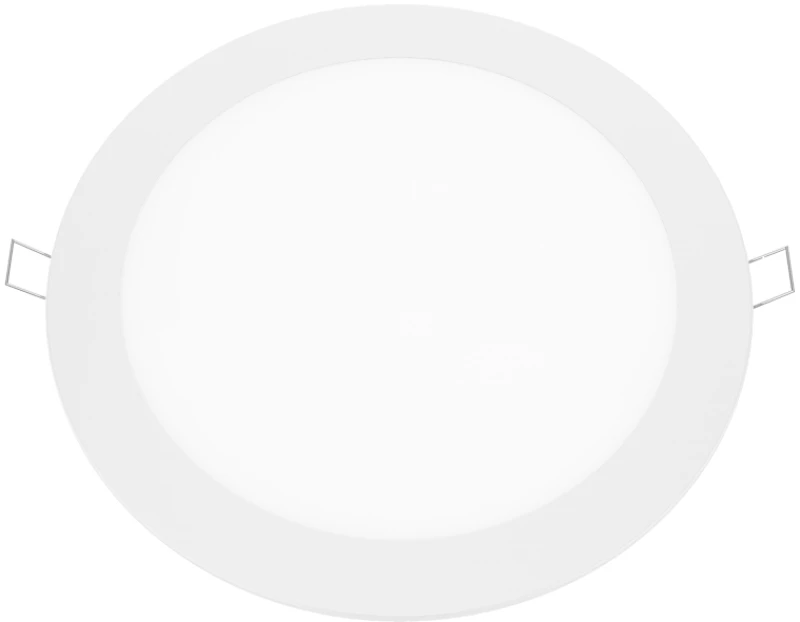 ΛΕΥΚΟ ΣΤΡΟΓΓΥΛΟ LED ΠΑΝΕΛ ΧΩΝΕΥΤΟ 18W 6500K 1800Lm Φ220mm 230V AC Ra80