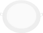 ΛΕΥΚΟ ΣΤΡΟΓΓΥΛΟ LED ΠΑΝΕΛ ΧΩΝΕΥΤΟ 18W 6500K 1800Lm Φ220mm 230V AC Ra80