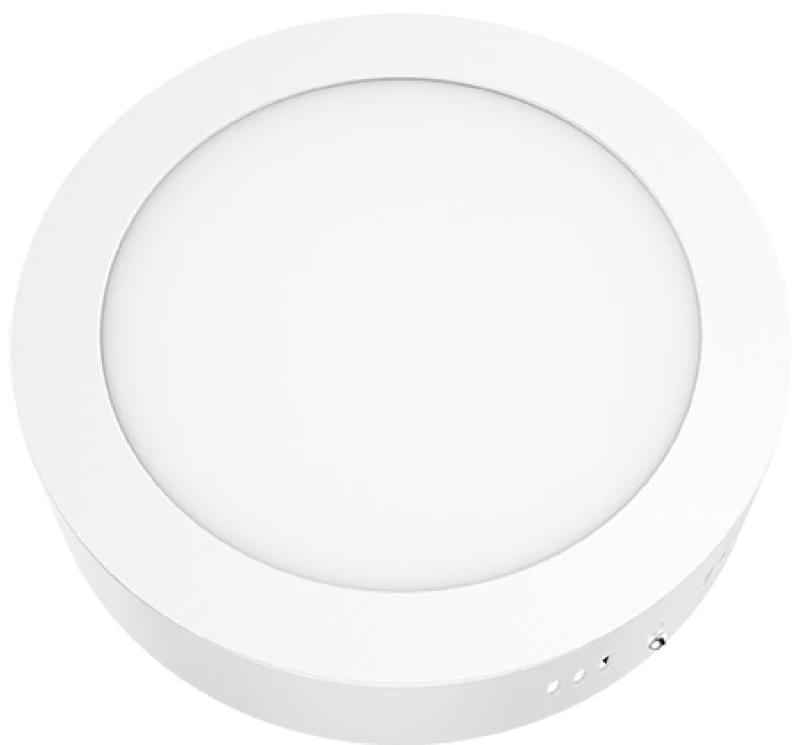 ΛΕΥΚΟ ΣΤΡΟΓΓΥΛΟ LED ΠΑΝΕΛ ΟΡΟΦΗΣ 18W 4000K 1800Lm Φ209mm 230V AC Ra80