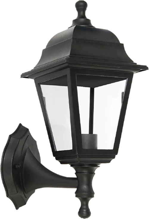 ΦΑΝΑΡΙ UPWARD 1XE27 BLACK IP44