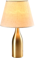 CAPRI TABLE LAMP 1XE27 GOLD/FLAX