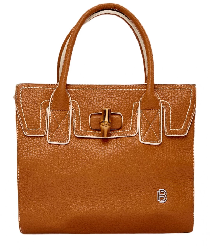 Τσάντα χειρός BY-31423 - Κάμελ Bag to Bag