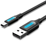 Vention usb 2.0 a Male to Mini-b Male Cable 2m Black pvc Type (Combh) (Vencombh)