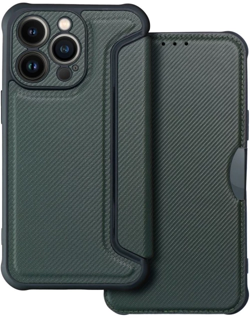 Θήκη Book RAZOR iPhone 14 Pro Σκούρο Πράσινο