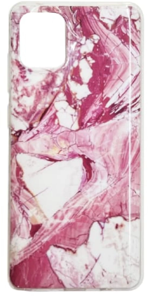 Wozinsky® Θήκη Σιλικόνης Samsung Galaxy A91 / Note 10 Lite  Marble Ροζ