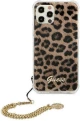 Guess® Θήκη Leopard for iPhone 12/12 Pro (GUHCP12MKSLEO) Hard Case Gold Chain