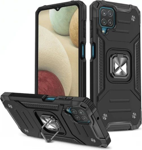 Wozinsky Θήκη Ring Armor Kickstand Samsung Galaxy A12 Μαύρο