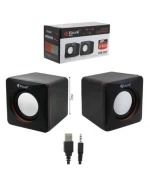 Kisonli V410 Ηχεία Υπολογιστή 2.0 με Ισχύ 6W σε Μαύρο Χρώμα