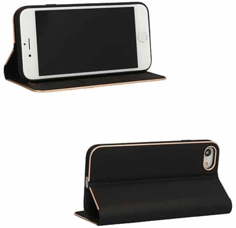 Θήκη Βοοκ Δερματίνης Vennus iPhone 13 Mini Χρώματος Μαύρο