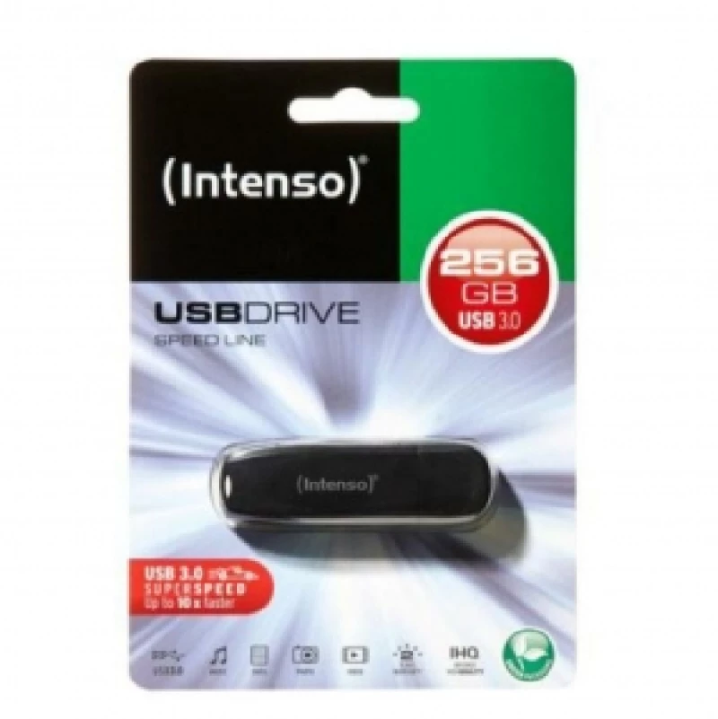 ΣΤΙΚΑΚΙ USB INTENSO 3533492 256 GB USB 3.0 ΜΑΥΡΟ 256 GB 1TEM
