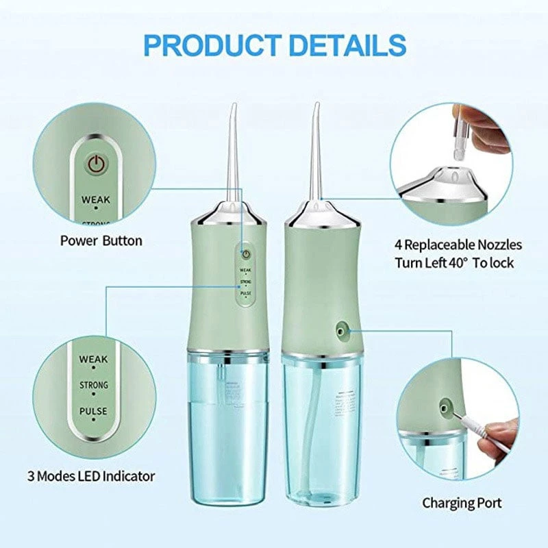 Φορητή Συσκευή Καθαρισμού Δοντιών - Oral Irrigator PPS Pulse 146140