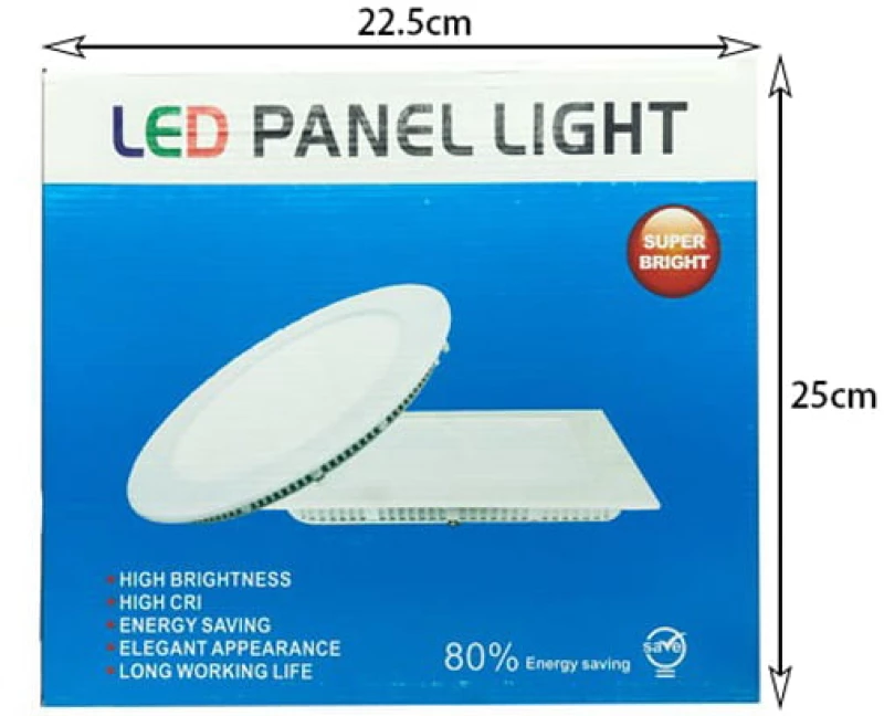 LED φωτιστικό οροφής λευκό φως 18-24W - LED square panel 18-24W