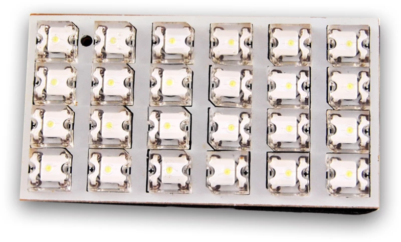 Λάμπα πλαφονιέρας με 24 LED, 35x65mm, λευκό 1 ΤΜΧ 13343