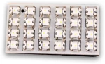 Λάμπα πλαφονιέρας με 24 LED, 35x65mm, λευκό 1 ΤΜΧ 13343