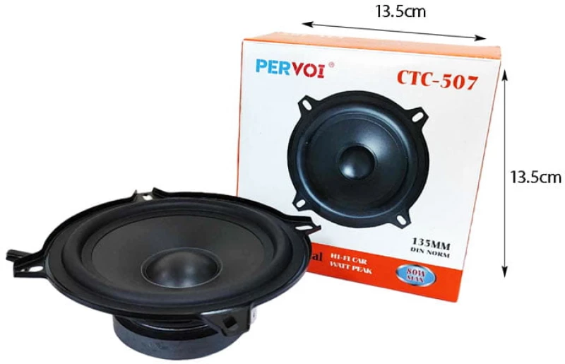 PerVoi Ηχεία Αυτοκινήτου CTC-507 5" με 80W Ø135mm - Car speaker 101512