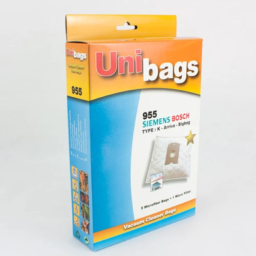 Σακούλες για BOSCH, SIEMENS, EASYCLEAN, HQ. Unibags 955D