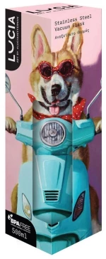 Παγούρι Θερμός Ανοιξείδωτο 500ml Lucia Dog 470052