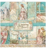 Stamperia 10 Χαρτιά Scrapbooking 30,5x30,5cm Διπλής Όψης Sleeping Beauty