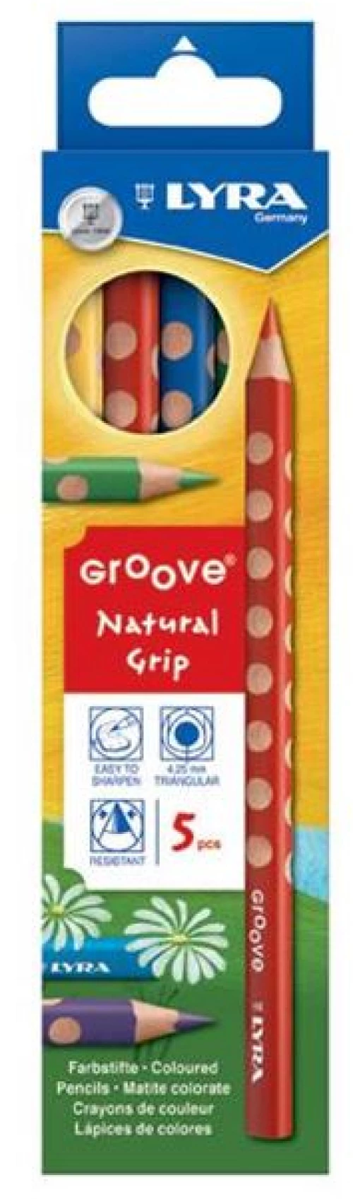 Ξυλομπογιά Lyra Groove 5τεμ.