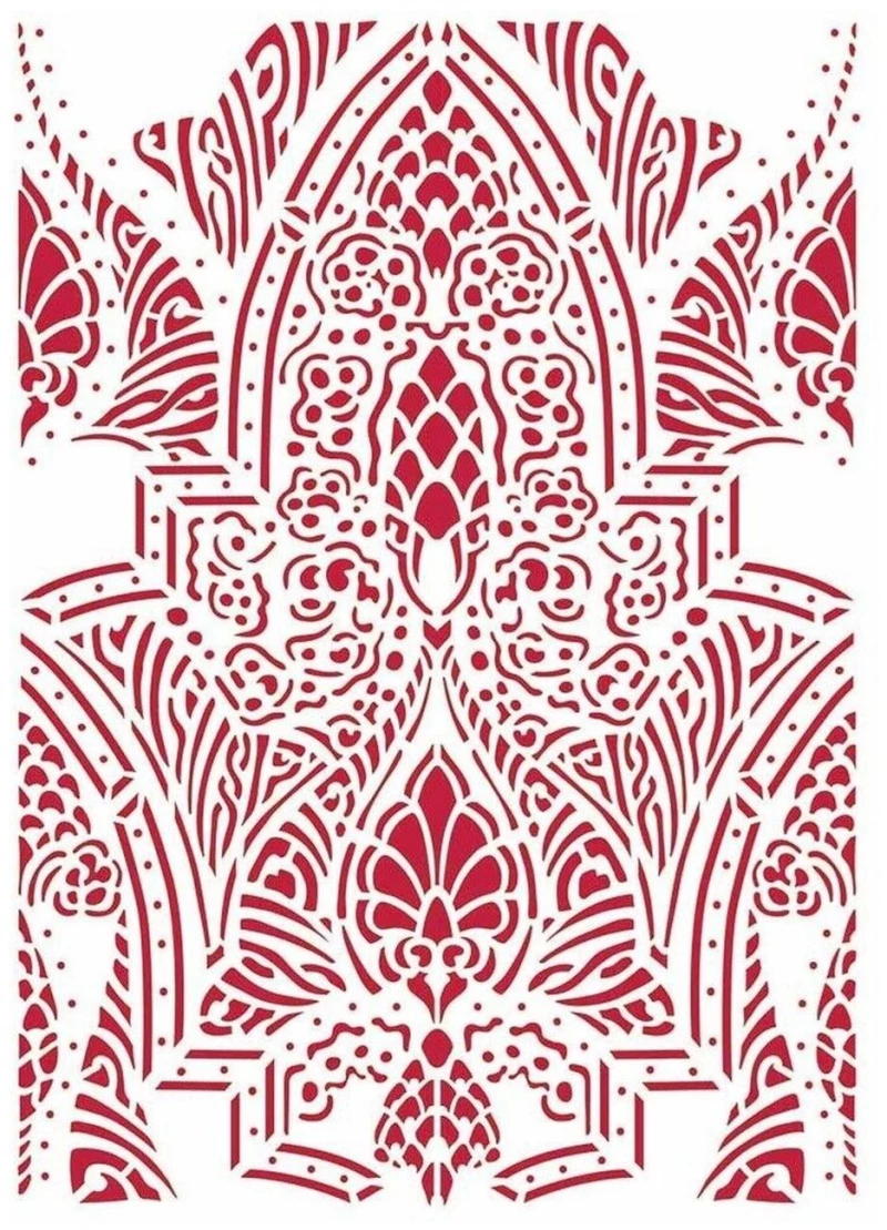 Stencil Stamperia 21X29,7cm Saddle, Romantic Horses