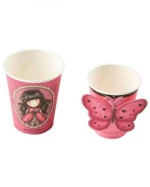 Ποτήρια Χάρτινα Santoro Gorjuss Ladybird 8τμχ. BR52386