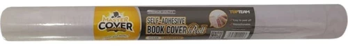 Ρολό Αυτοκόλλητο Master Cover Για Κάλυμμα Βιβλίων Διάφανο 45cm Χ 5m 80mic