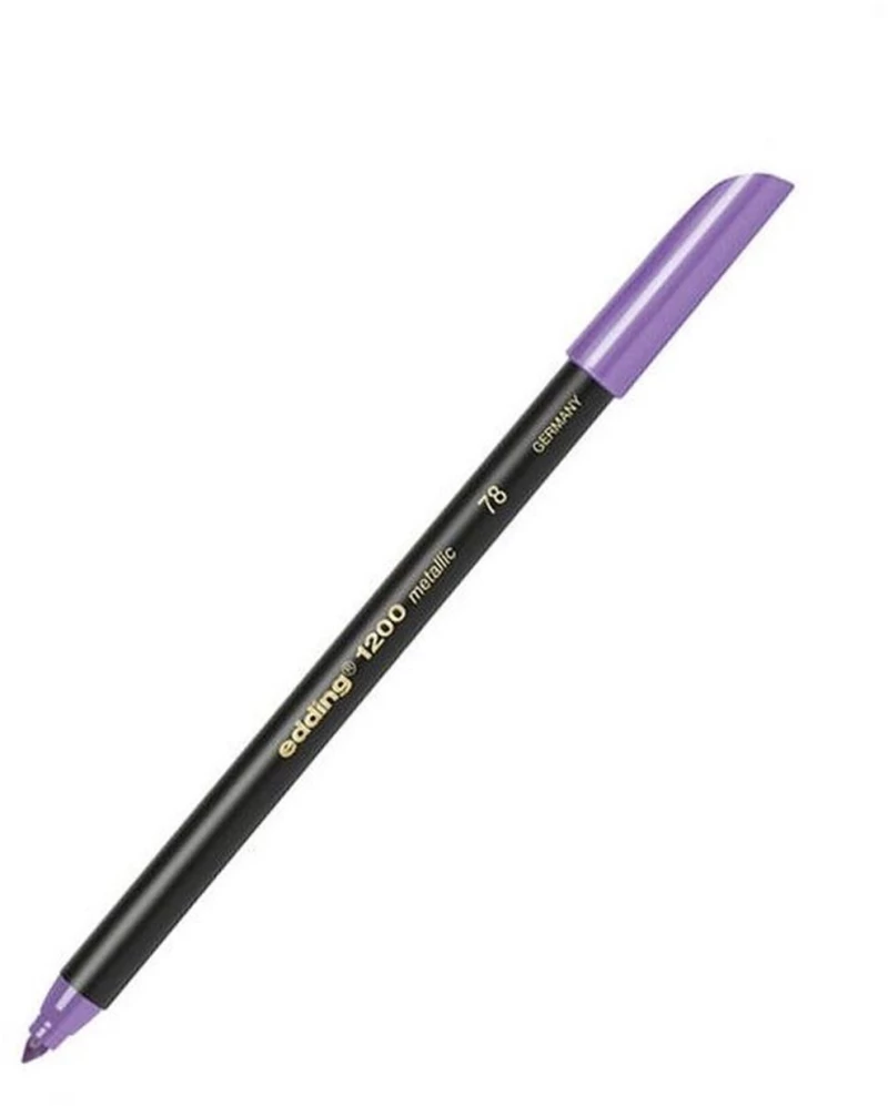 Μαρκαδόρος Edding 1200 Μεταλλικός Ψιλής Γραφής 1-3mm Μώβ