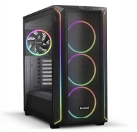 BeQuiet PC Chassis Shadow Base 800FX BGW63, Midi Tower ATX, Black, ARGB Lighting, W/O PSU, 3x14cm Front Light Wings 3 Fan, 1x14cm Rear Light Wings 3 Fan, 3YW. BGW63