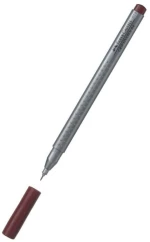 Μαρκαδόρος Faber-Castell Grip Finepen 0.4 Καφέ