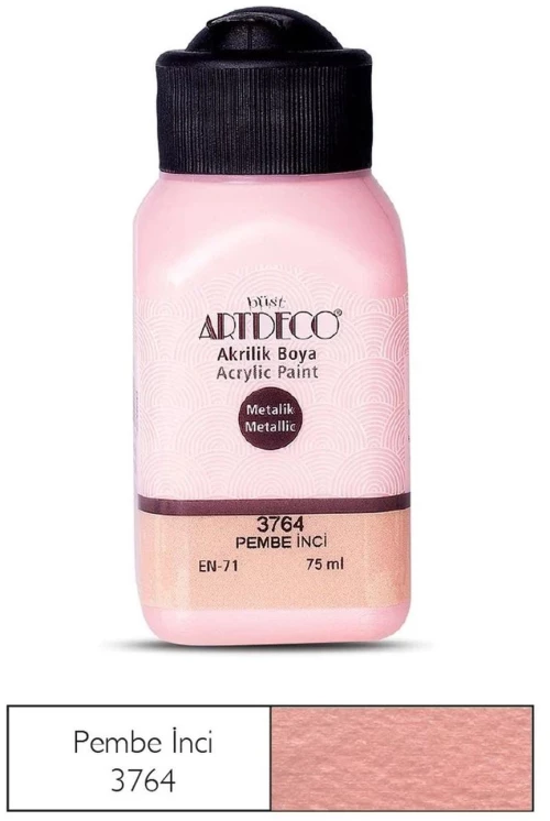 Ακρυλικό Χρώμα Artdeco75ml Μεταλλικό Pink Pearly 3764