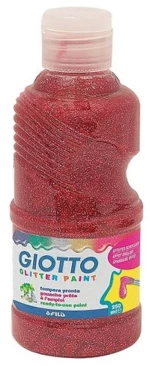ΤΕΜΠΕΡΑ GIOTTO 250ml GLITTER ΚΟΚΚΙΝΟ