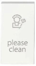ΠΛΑΚΙΔΙΟ please clean ΛΕΥΚΟ ΙΝΟ