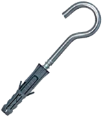 HOOK SCREW WITH PLUG D8/5x42mm