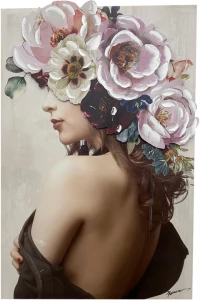 Πίνακας σε καμβά Bezira Inart 60x3x90εκ