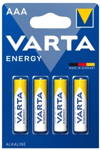 Varta Energy AAA Αλκαλική Μπαταρία 4 Τμχ - Τεμάχιο