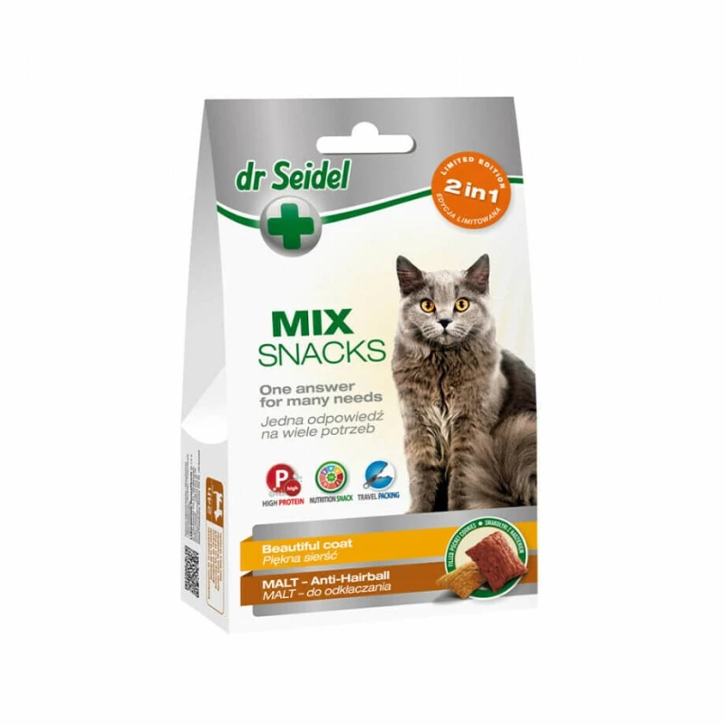 DR SEIDEL SNACK ΓΑΤΑΣ ANTI-HAIRBALL 50GR