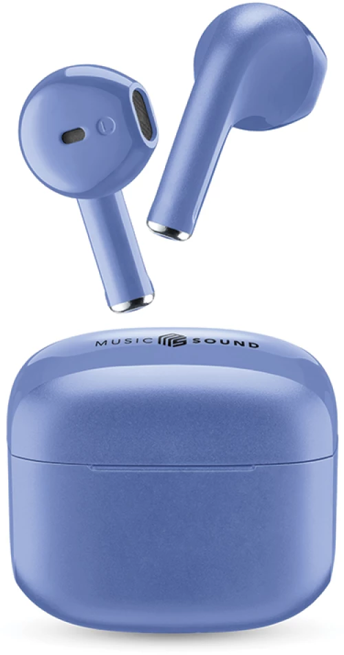 CELLULAR LINE 454813 Swag Bluetooth Ακουστικά TWS με Θήκη Φόρτισης Γαλάζια