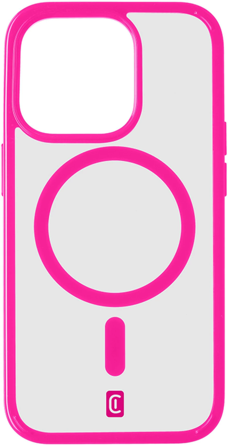 Cellular Line Pop Mag Θήκη Κινητού Σκληρής Σιλικόνης Back Cover για iPhone 15 Pro Max Φούξια