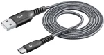 CELLULAR LINE 312373 USB Extreme Καλώδιο Συγχρονισμού και Φόρτισης Type-C (1,2m) Μαύρο