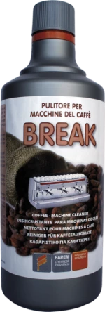 Καθαριστικό υγρό μηχανής καφέ espresso Break Faren 750ml