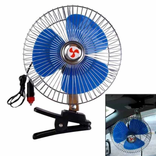 Ανεμιστήρας περιστρεφόμενος Νίκελ 24 Volt 8" αυτοκινήτου με κλιπ 8"