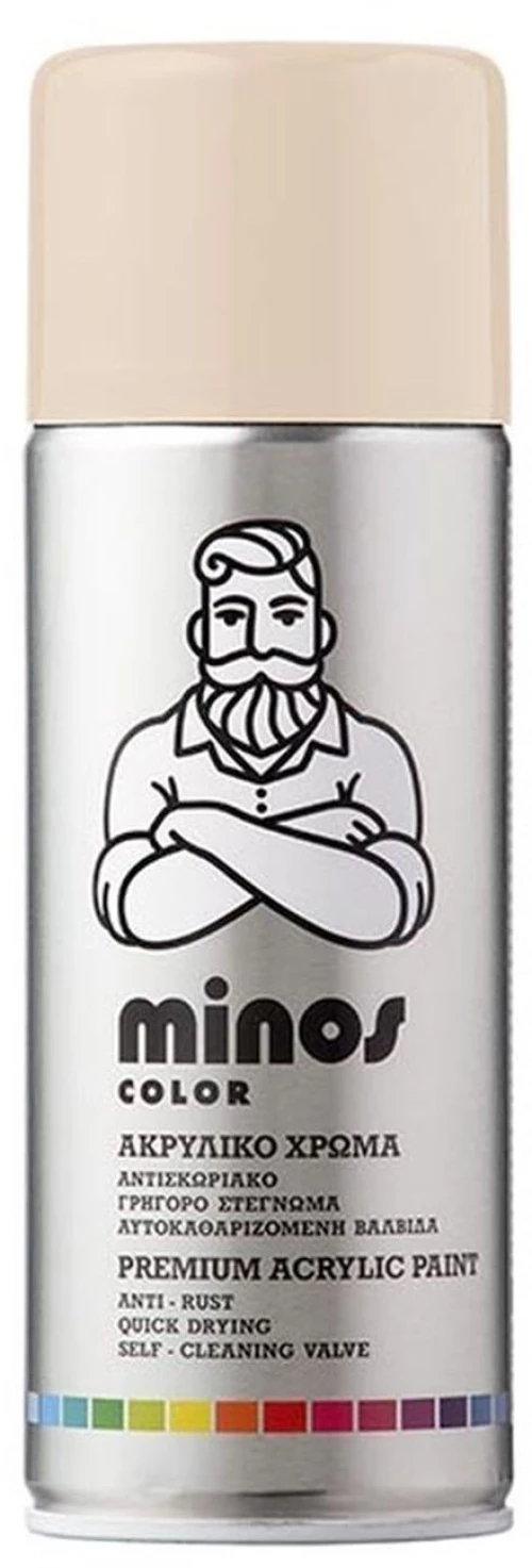 Minos Color Spray RAL 1015 Ανοιχτό Μπεζ 400ml