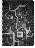 Τετράδιο Σπιράλ CPU Must 17x25 3 Θεμάτων 90φ.