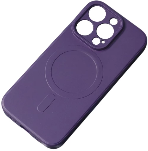 MagSafe Silicone Case Θήκη Σιλικόνης Συμβατή με MagSafe - Purple (iPhone 15 Plus)