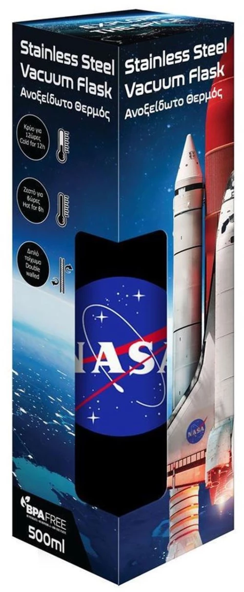 Παγούρι Θερμός Ανοιξείδωτο Nasa 500ml 486076