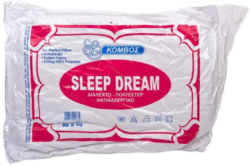 Μαξιλάρι Ύπνου Compressed Line Cotton 50% - Polyester 50% 550gr 45x65 Μαλακό ΚΟΜΒΟΣ