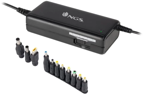 NGS Universal Φορτιστής Laptop 90W 20V με Αντάπτορα Τροφοδοσίας και με σετ βυσμάτων (S0222556) 8435430613612