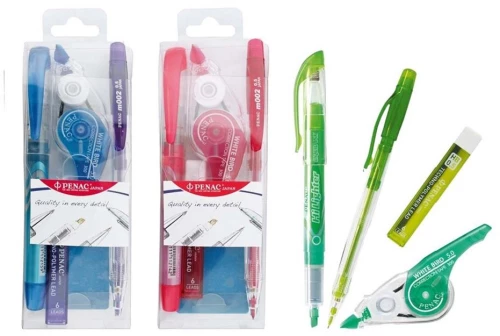 Σχολικό Σετ Penac Color Party 1: M002 0.5mm + White Bird + Hi Lighter