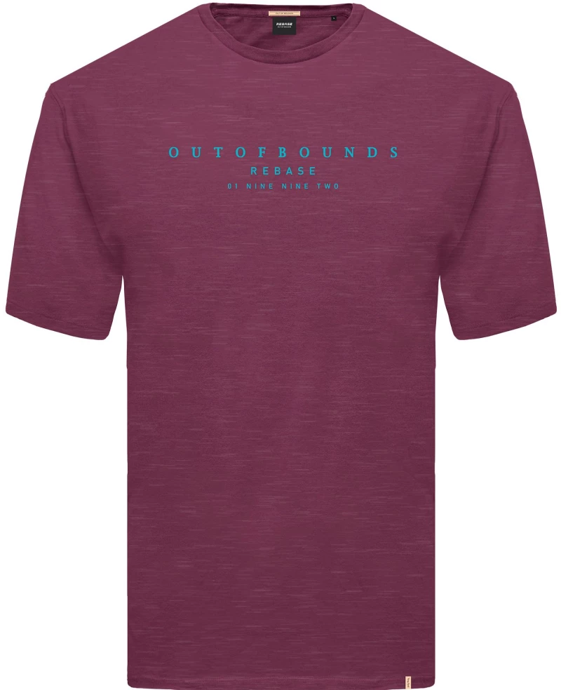 REBASE T-SHIRT (231.RTS.032 AUBERGINE)