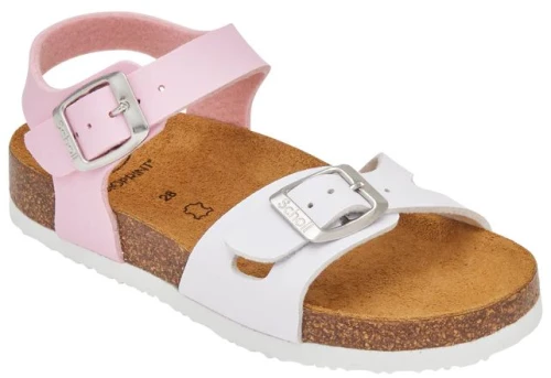 SCHOLL DOLPHIN SANDALS (F30641-1251) PINK/WHITE